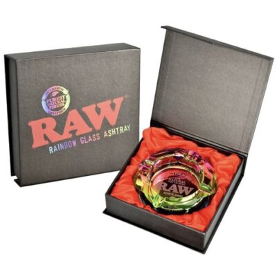 RAW Rainbow Glass Ashtray