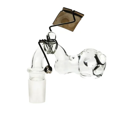 90 Degree 19mm Clear Domeski Skillet – Male