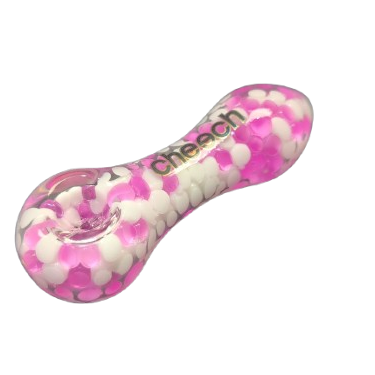 4" Cheech Water Beads Hand Pipe