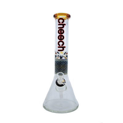 Cheech Glass 11.5″ Dark Honeycomb Beaker