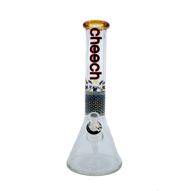 Cheech Glass 11.5″ Dark Honeycomb Beaker