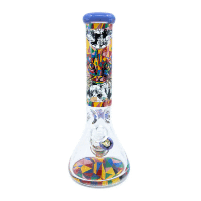 Cheech Glass 15″ 7mm Cat Beaker Bong