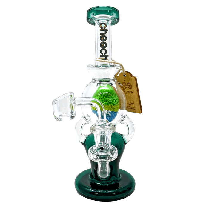 Cheech Glass 9" Frit Ball Glow In The Dark Recycler