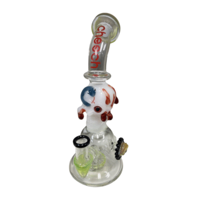 Cheech Glass 10″ Drippy Skulls Rig
