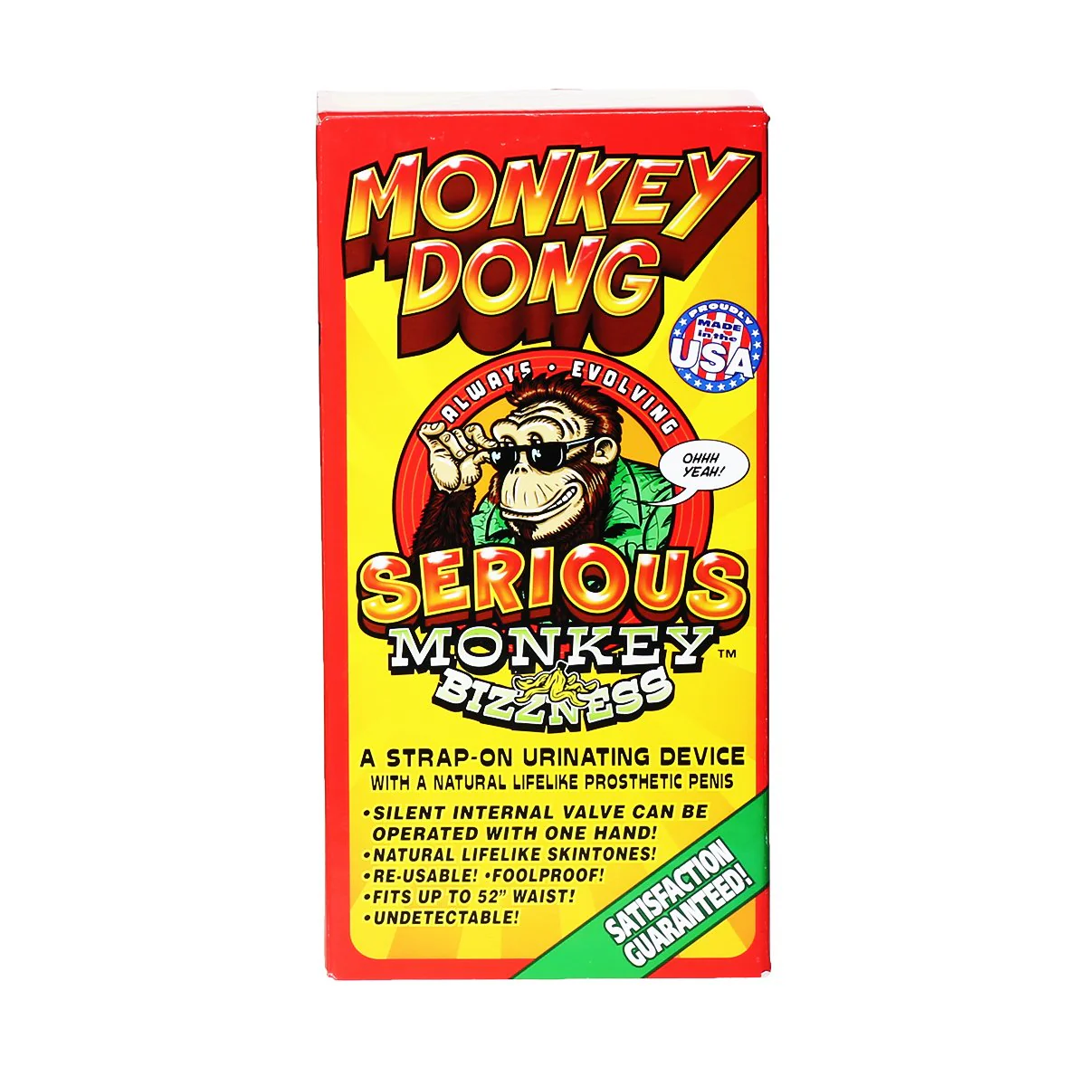 Monkey Dong Novelty Strap-On Fake Urine Device - Image 2