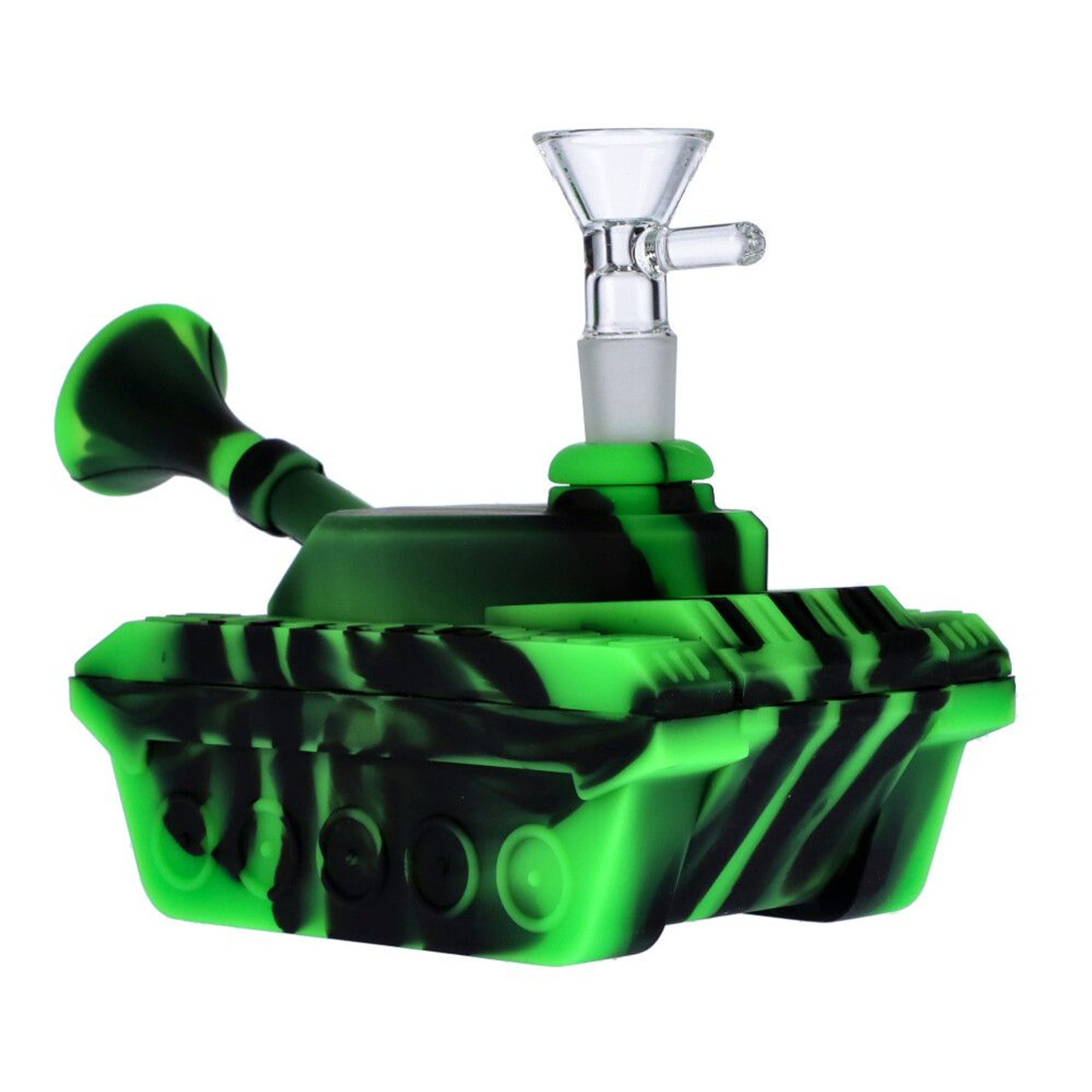 4" Silicone "Tank" Water Pipe