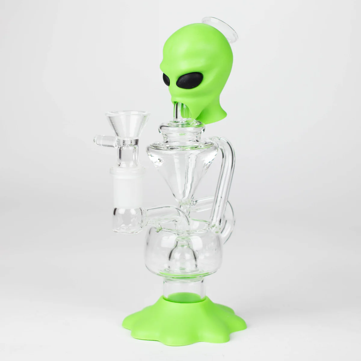 Alien 7" Silicone Glass Recycler