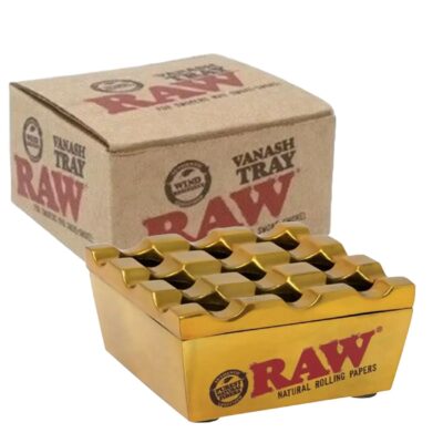 RAW Vanash Tray Gold Metal Ashtray