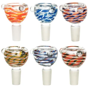 14mm Handblown Glass Herb Slide Bowl