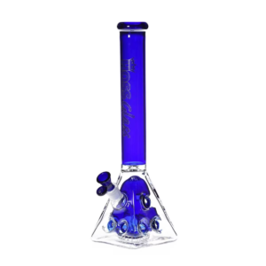 18″ Hoss Glass (H145) Holey Pyramid Beaker