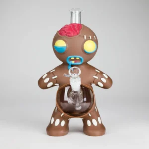 11.5″ Vinyl Gingerbread Man Bong