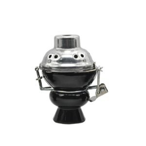 Zebra Smoke Wind Cover Hookah Bowl