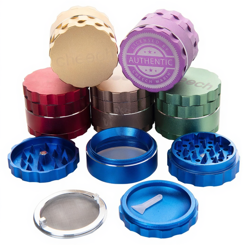 Cheech 63mm 4-Pc Print CNC Aluminium Grinder