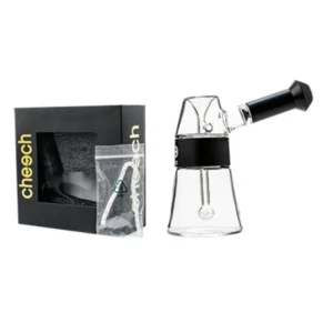 Cheech 5″ Metal Wrapped Glass Lantern Bubbler w/ Perc