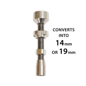 GR2 Titanium Dual-Fit Dab Nail 14mm 19mm