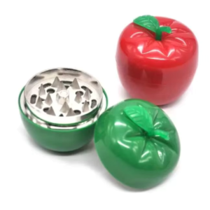 Red/ Green Apple 55mm 2-Pc Grinder