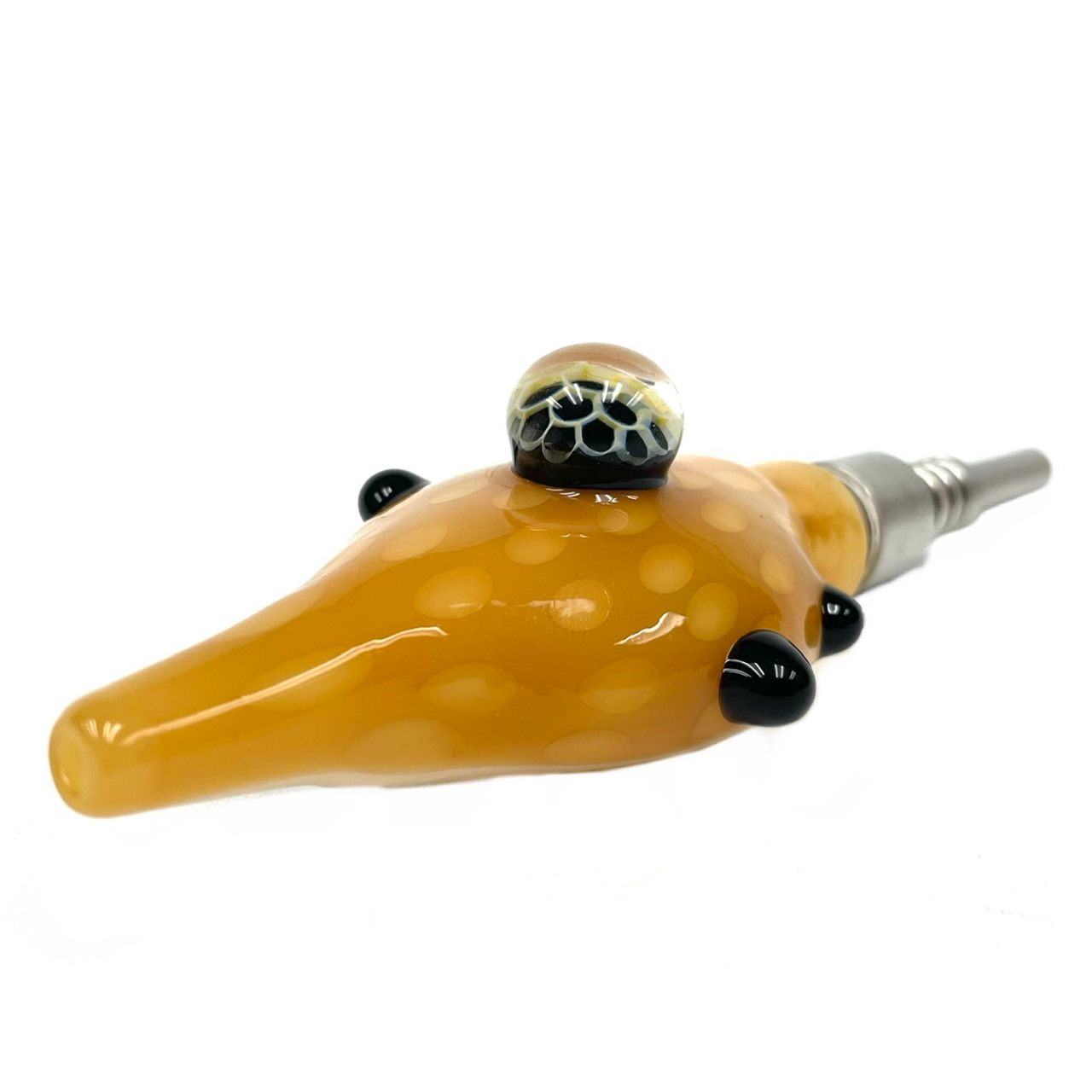 Honeycomb Splatter Nectar Collector w/ Screw Ti Tip - Image 2