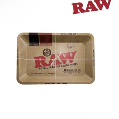 RAW METAL ROLLING TRAY ( sm-md-lg)