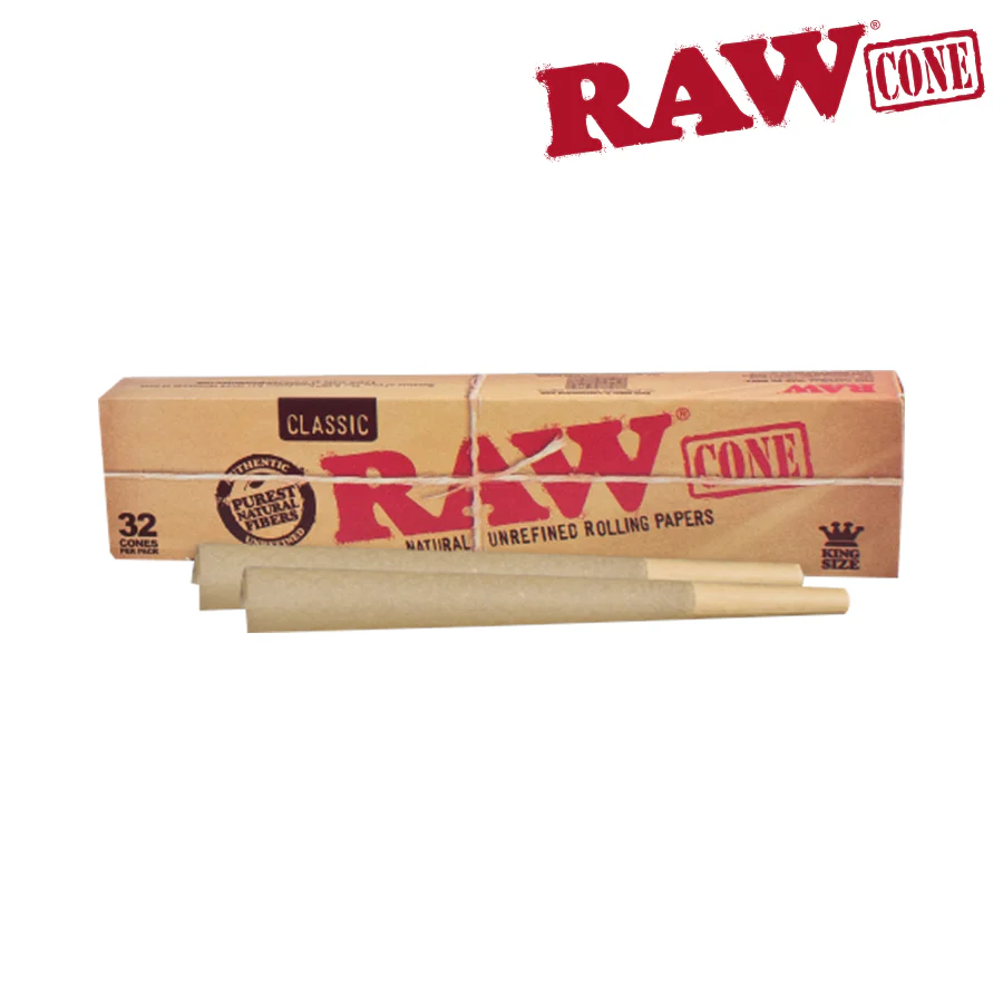 RAW Classic Kings Size Cones - 32pk