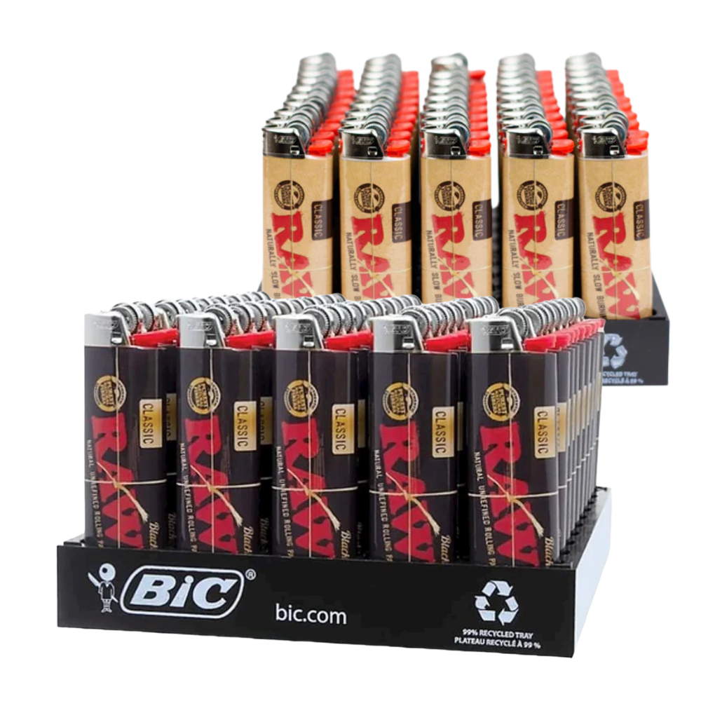 BIC RAW Black/ Regular Lighter