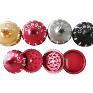 Cheech 63mm 4-Pc Spinner Aluminium Grinder