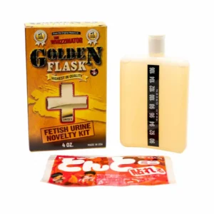 The Whizzinator Golden Flask Synthetic Urine