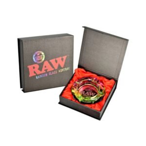 RAW Rainbow Glass Ashtray