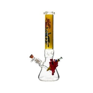 Cheech Glass 15″ Pierced Heart Beaker
