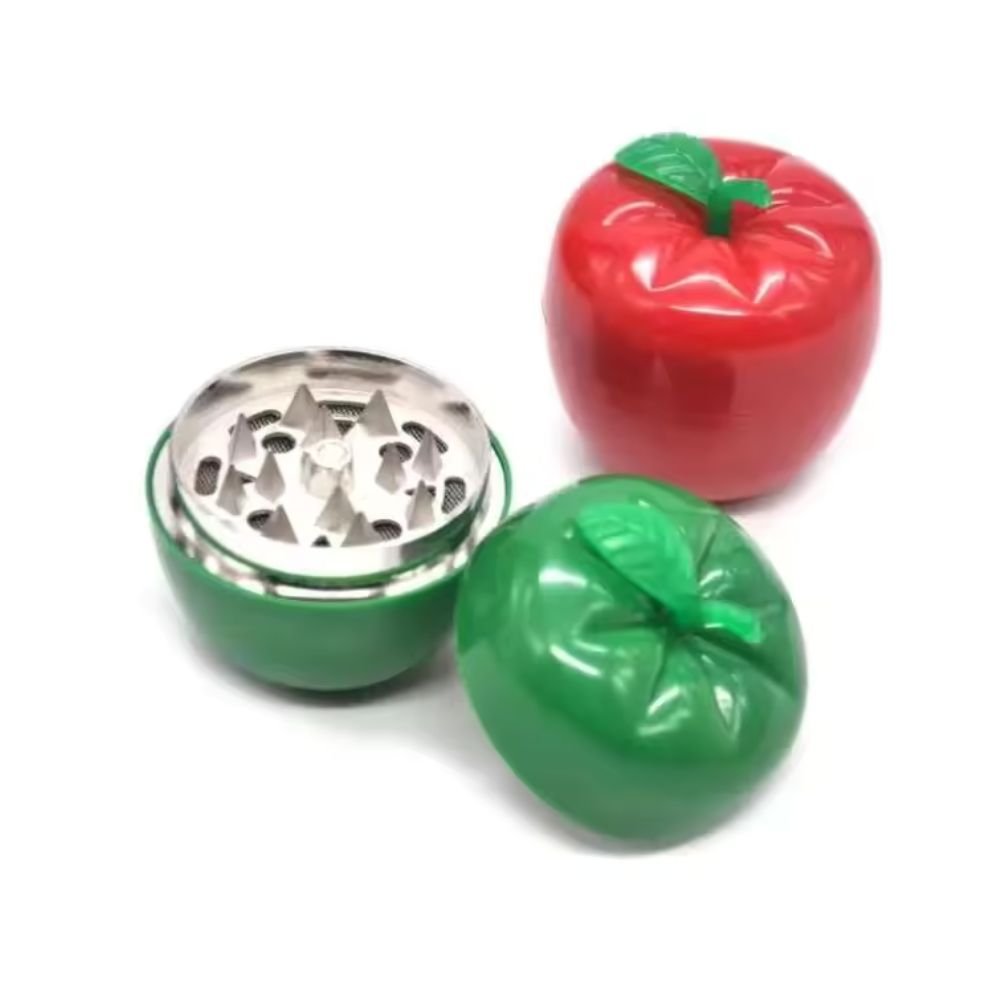Red/ Green Apple 55mm 2-Pc Grinder