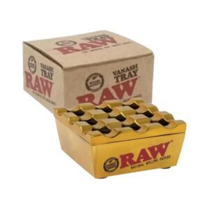 RAW Vanash Tray Gold Metal Ashtray
