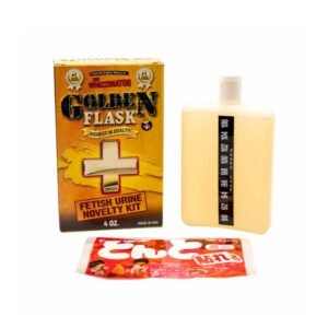 Whizzinator Golden Flask 4oz Fetish Novelty Kit