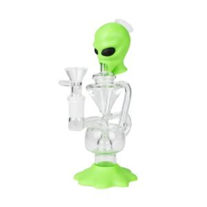 Alien 7″ Silicone Glass Recycler