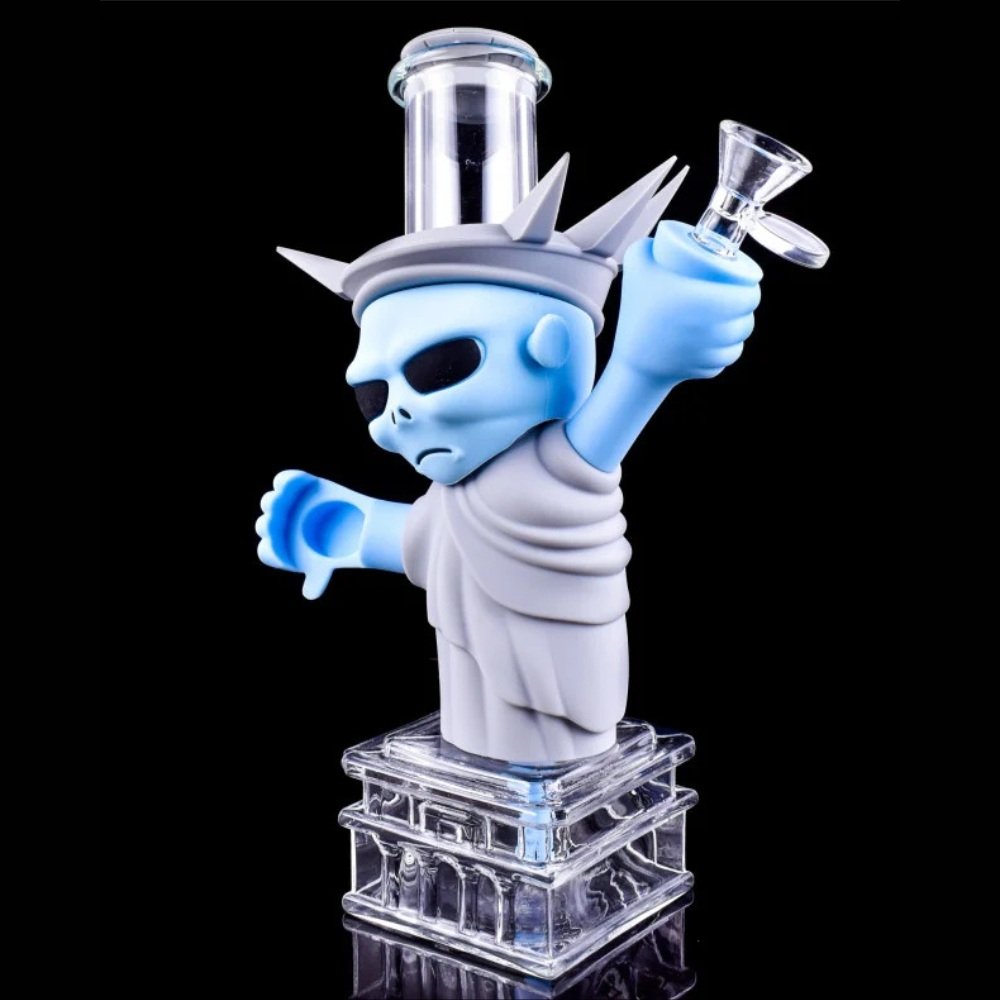 Alien Statue Of Liberty Silicone Bong - Image 2