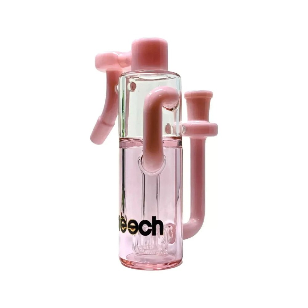 Cheech Glass 6" Color Tube "Recycle Your Ash Catcher" Shower Head Perc