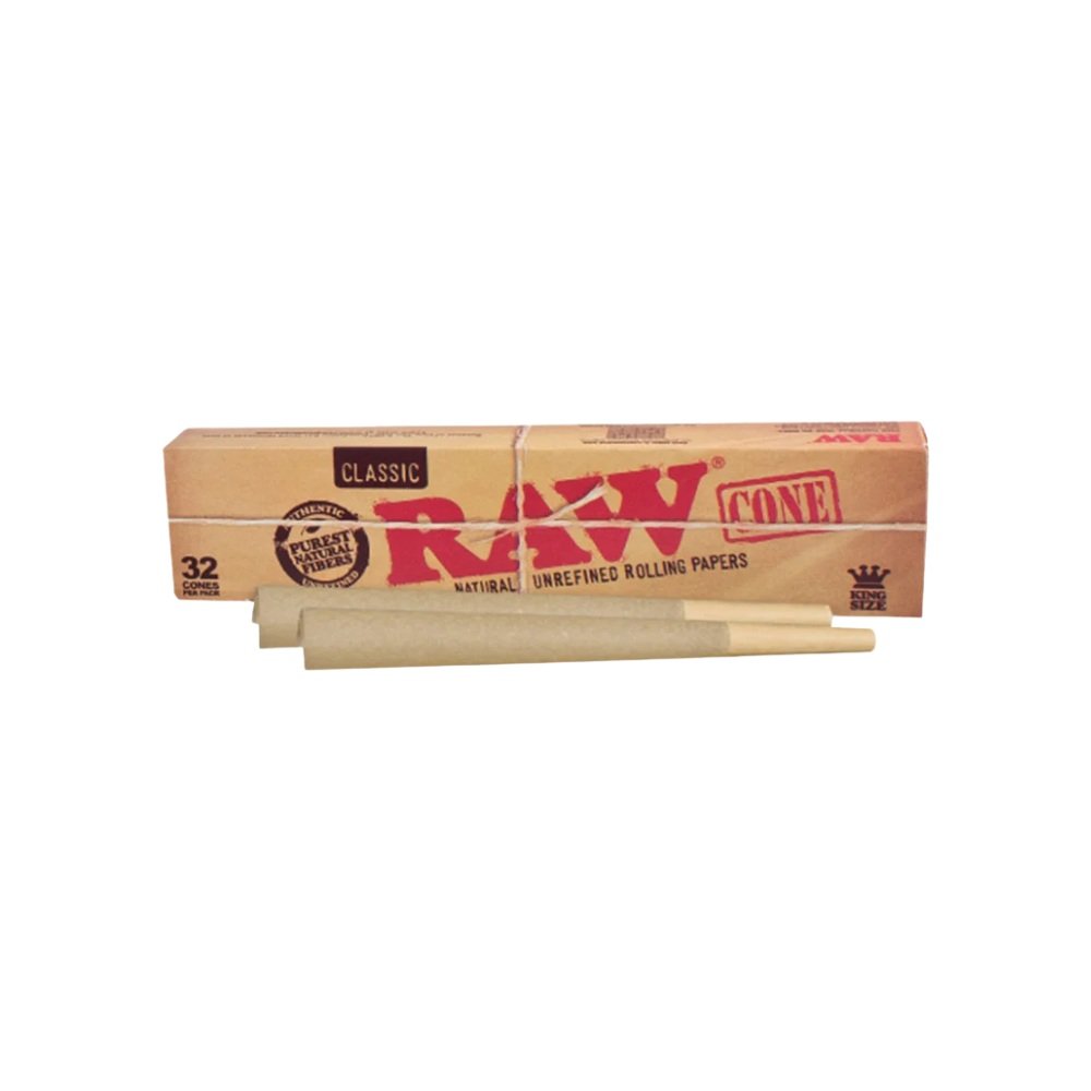 RAW Classic Kings Size Cones - 32pk