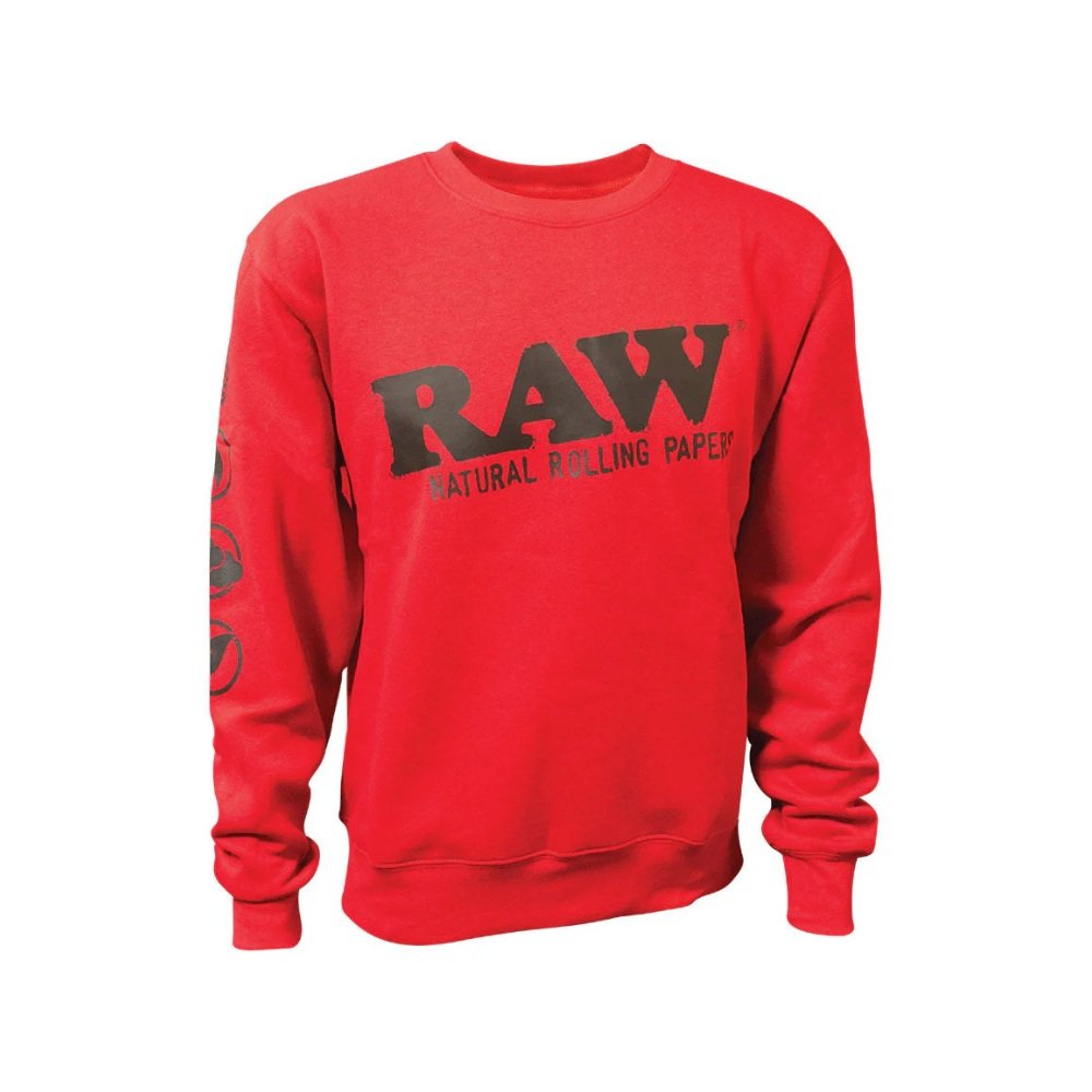 RAW Crew Neck Core Red Sweatshirt