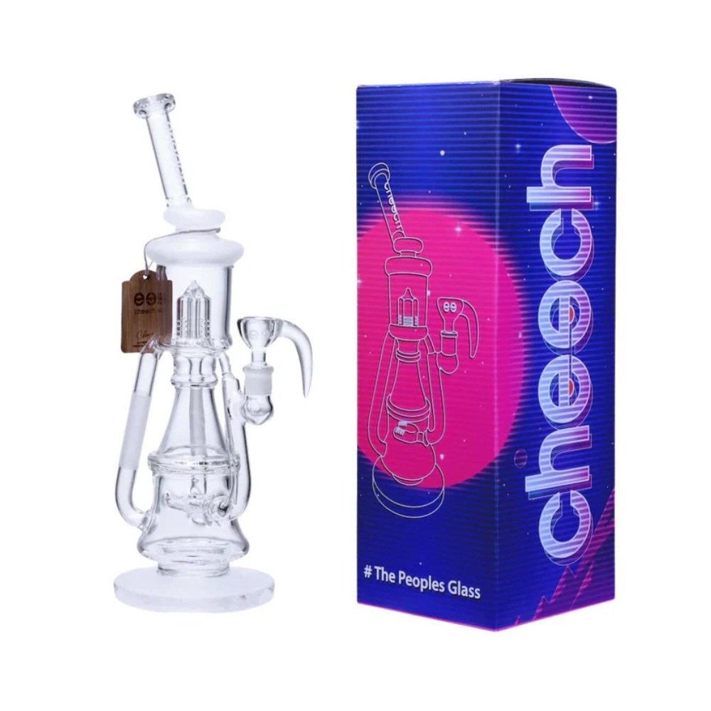 Cheech Glass 14.5" Sandblast Tree Perc Recycler