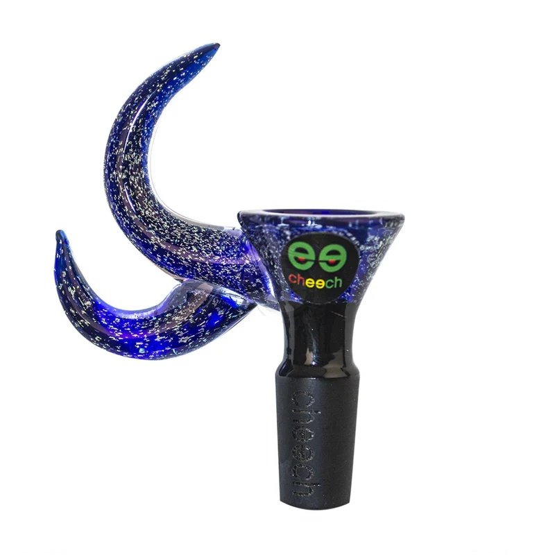 Cheech Glass 14mm Dichro Horn Handle Bowl