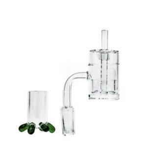 14mm Male Deep Dish “Pulley” Quartz Banger