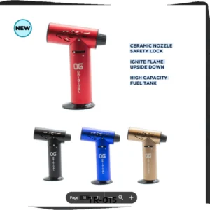 SC OG ORIGINAL 6″ CERAMIC NOZZLE TORCH LIGHTER