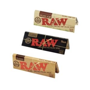 RAW Rolling Papers (Classic/ Black & Organic)