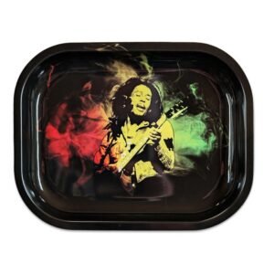 Bob Marley Guitar Metal Rolling Tray
