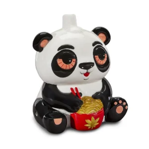 Ceramic 5.25″ Stoned Panda Pip